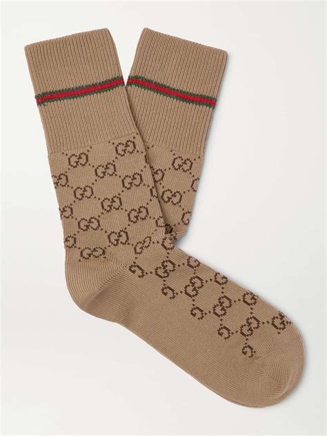 gucci brown socks mens authentic|brown Gucci socks outfit.